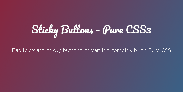 Sticky Buttons Pure CSS